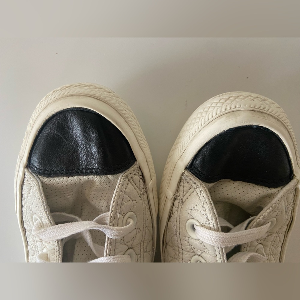 Converse Special Edition Zip Up Leather Hitops - Picture 5 of 8